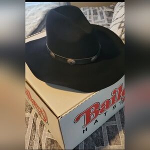Bailey's Black Western Hat with Silver Accents